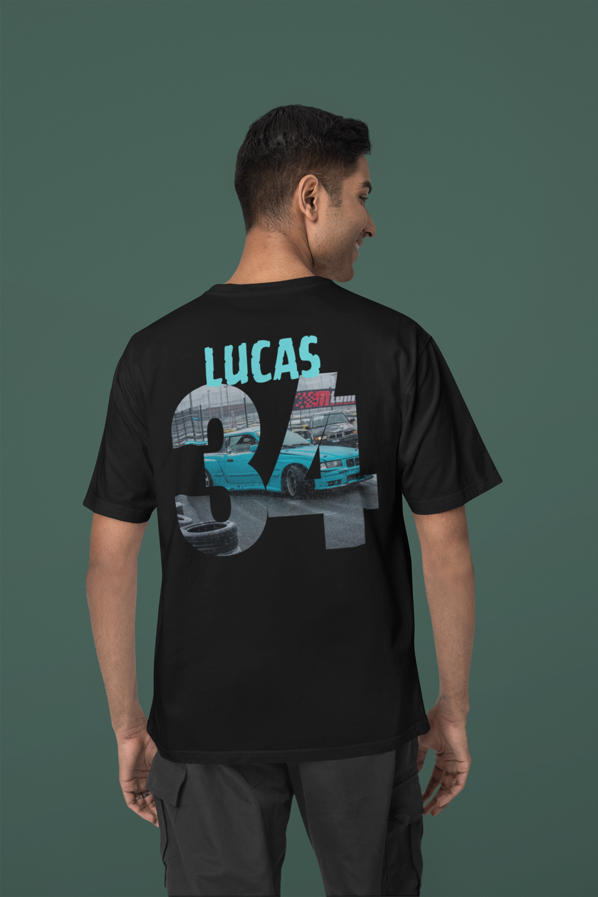 Camiseta automovilismo personalizada