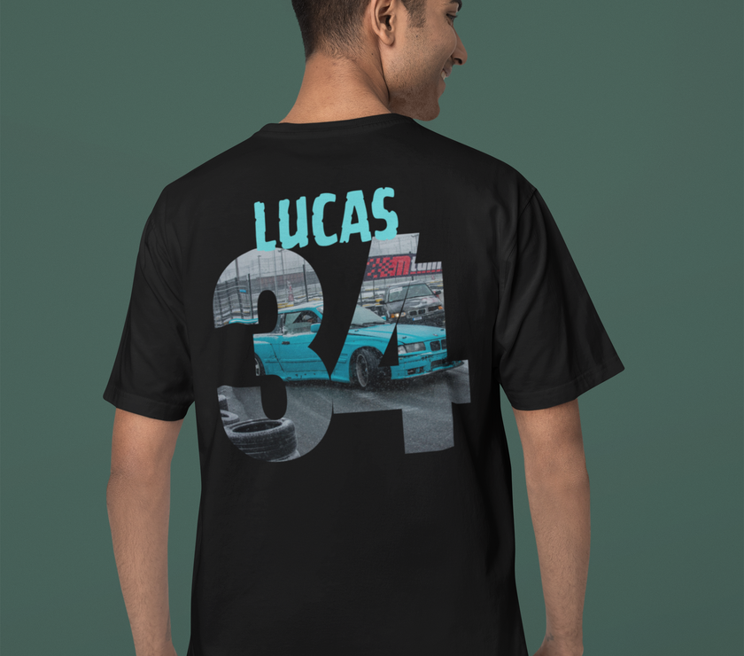 Camiseta automovilismo personalizada