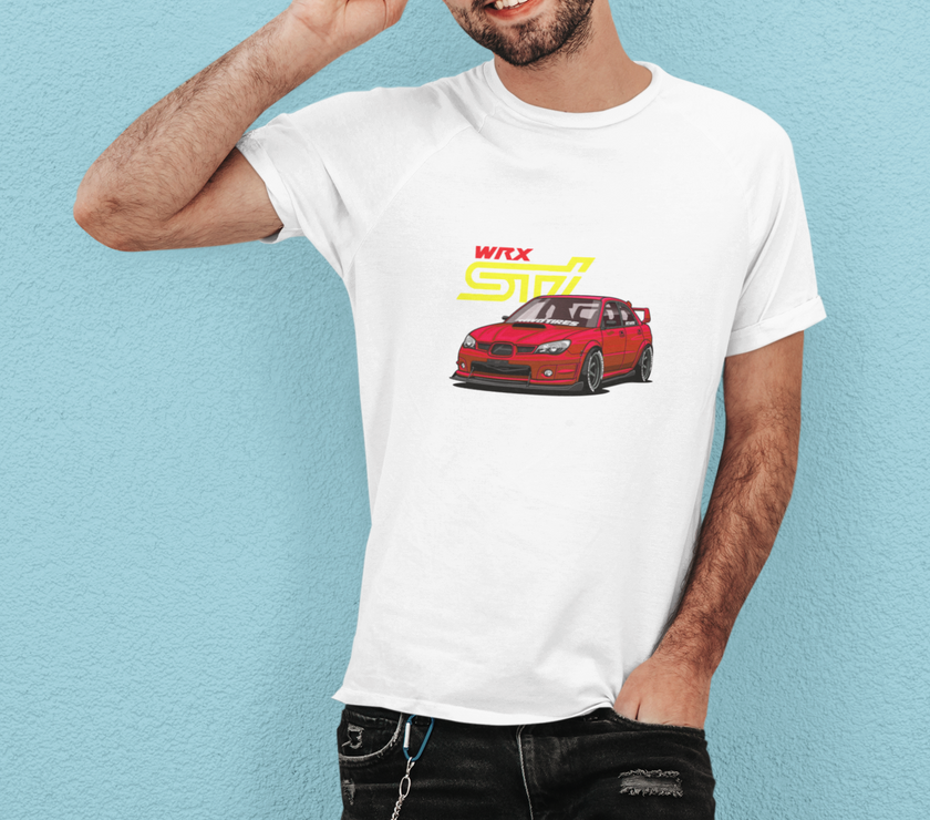 Camiseta hombre manga corta SUBARU IMPREZA WRX STI
