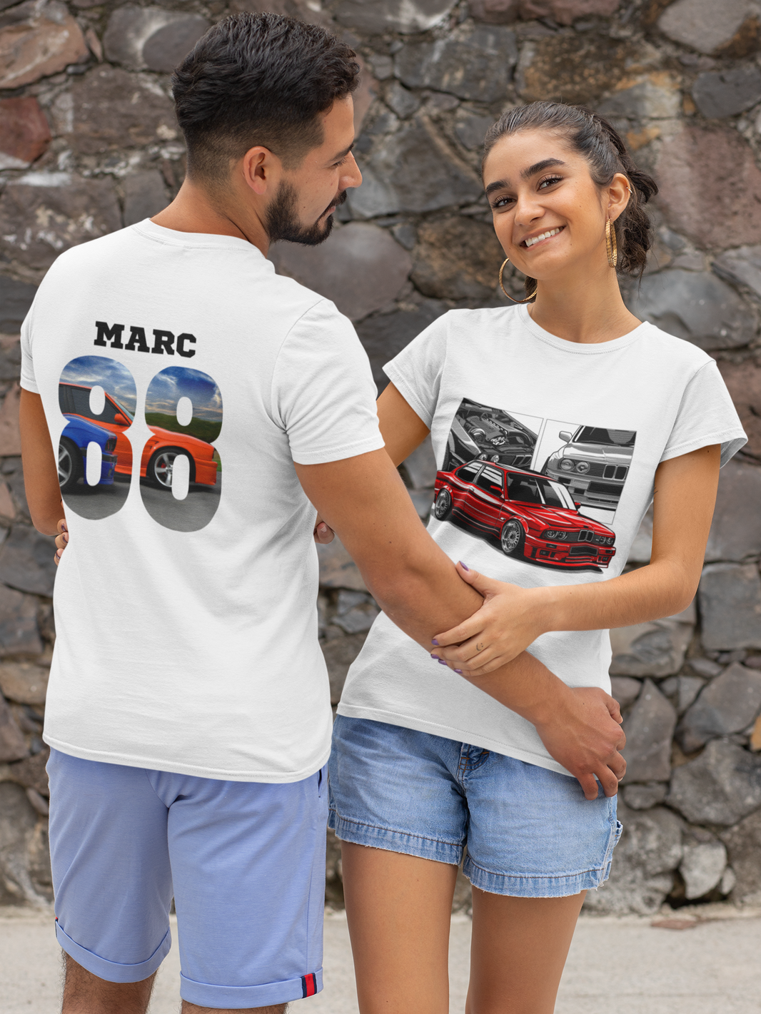 Camiseta automovilismo personalizada