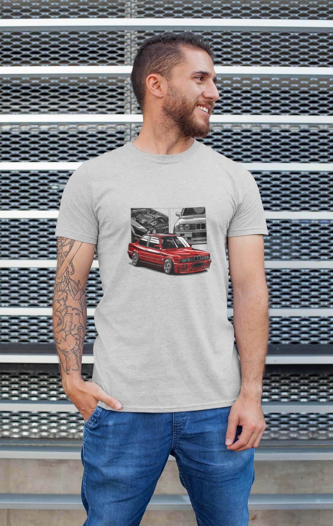 Camiseta hombre manga corta BMW M3 E30