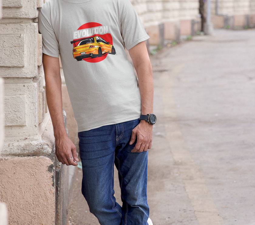 Camiseta hombre manga corta MITSUBISHI LANCER EVO