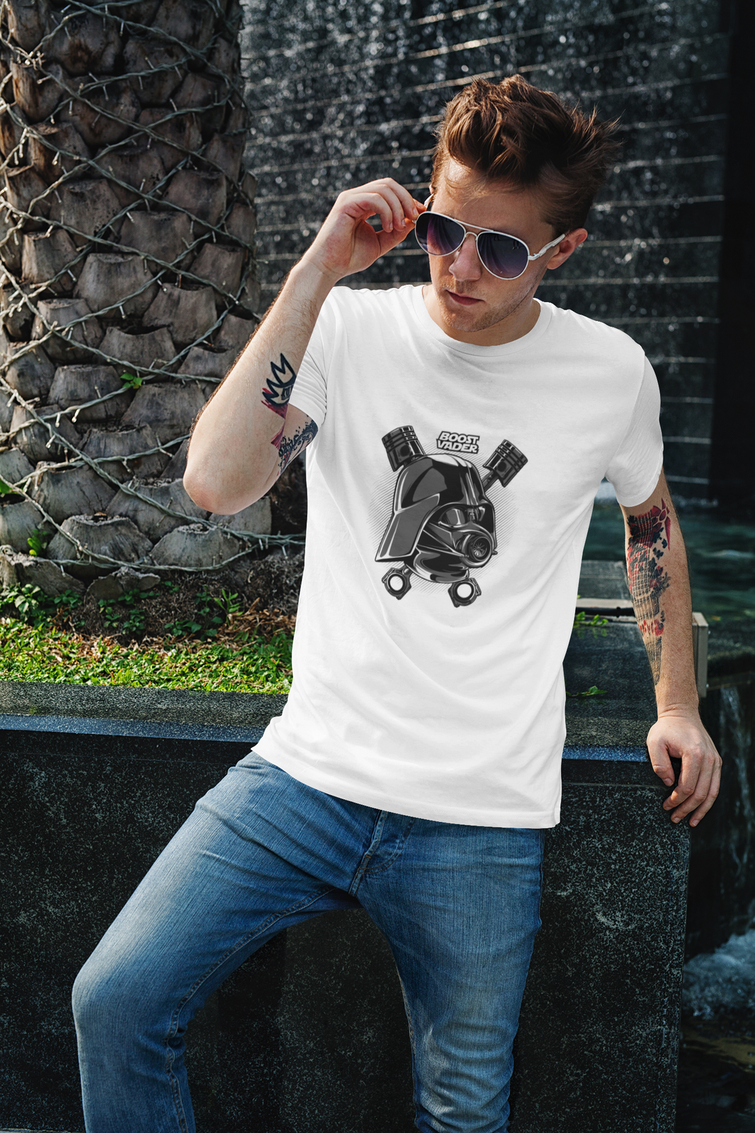 Camiseta hombre manga corta BOOST VADER