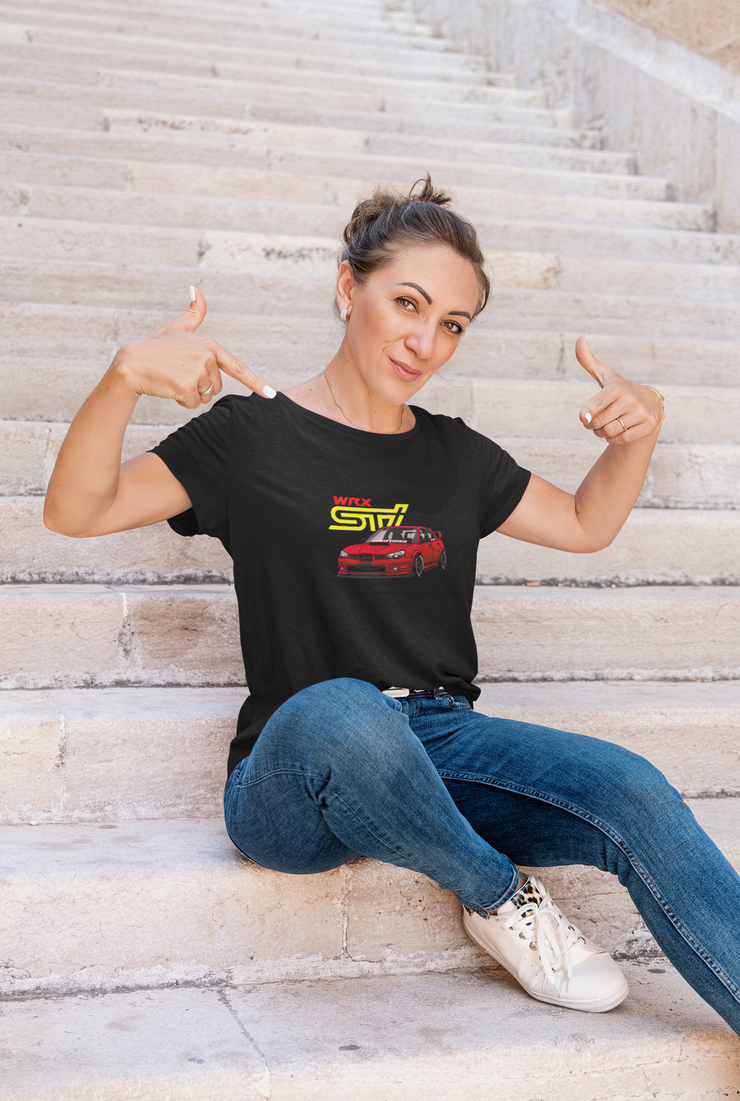 Camiseta mujer manga corta SUBARU IMPREZA WRX STI