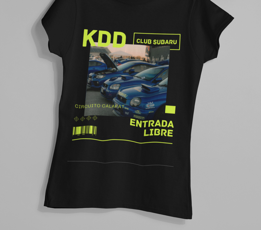 Camiseta automovilismo personalizada