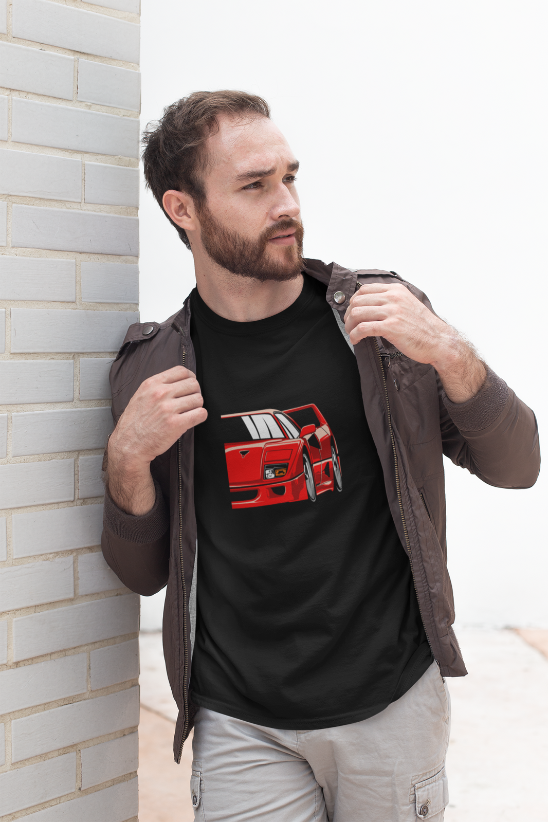 Camiseta hombre manga corta FERRARI F40