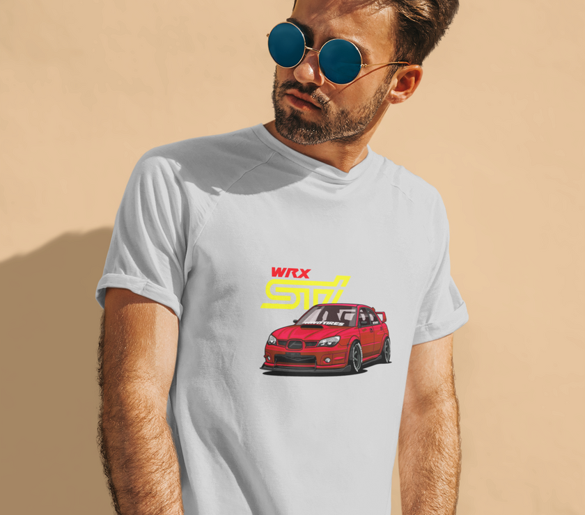 Camiseta hombre manga corta SUBARU IMPREZA WRX STI