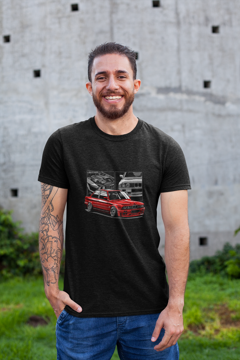 Camiseta hombre manga corta BMW M3 E30