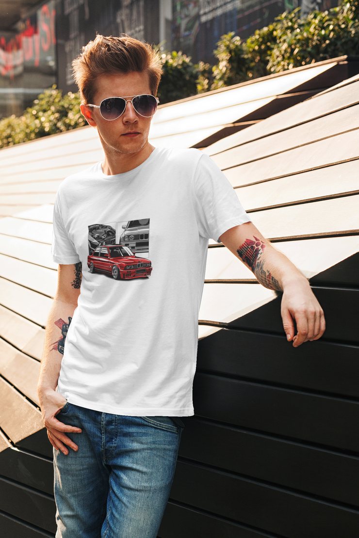 Camiseta hombre manga corta BMW M3 E30