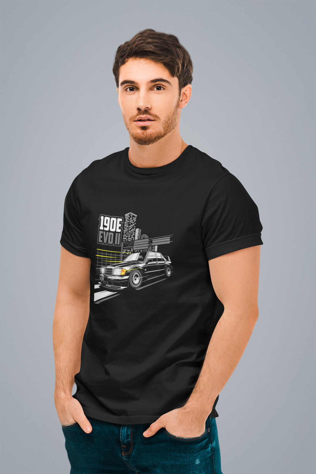 Camiseta hombre manga corta MERCEDES 190 EVOII