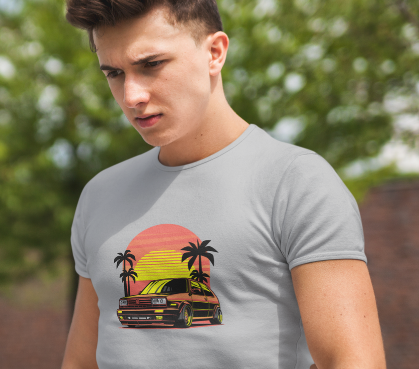 Camiseta hombre manga corta VW GOLF MK2