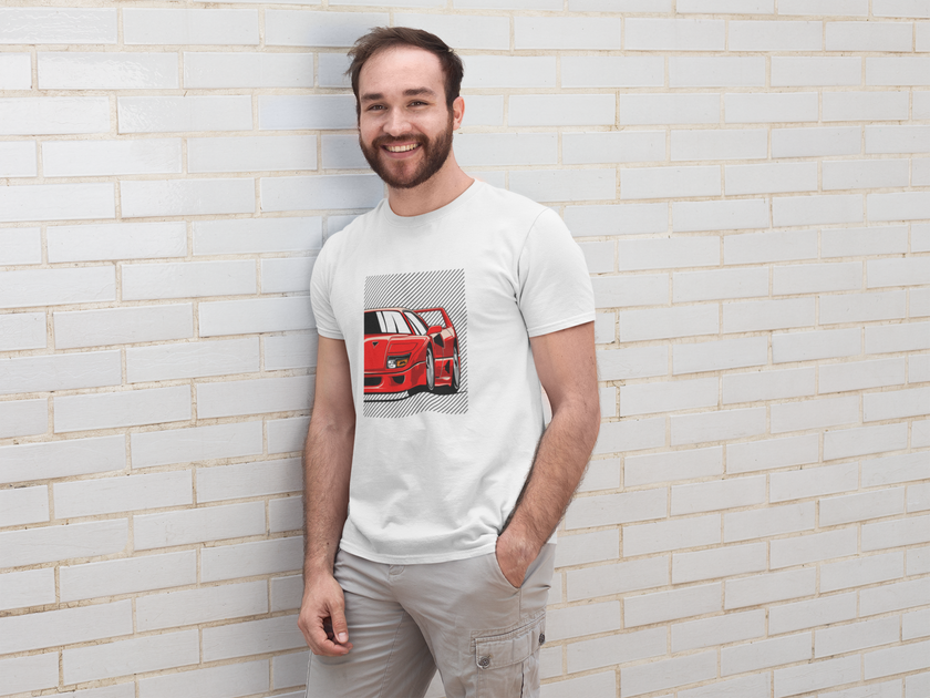 Camiseta hombre manga corta FERRARI F40