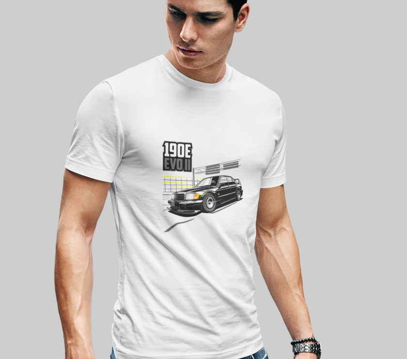 Camiseta hombre manga corta MERCEDES 190 EVOII